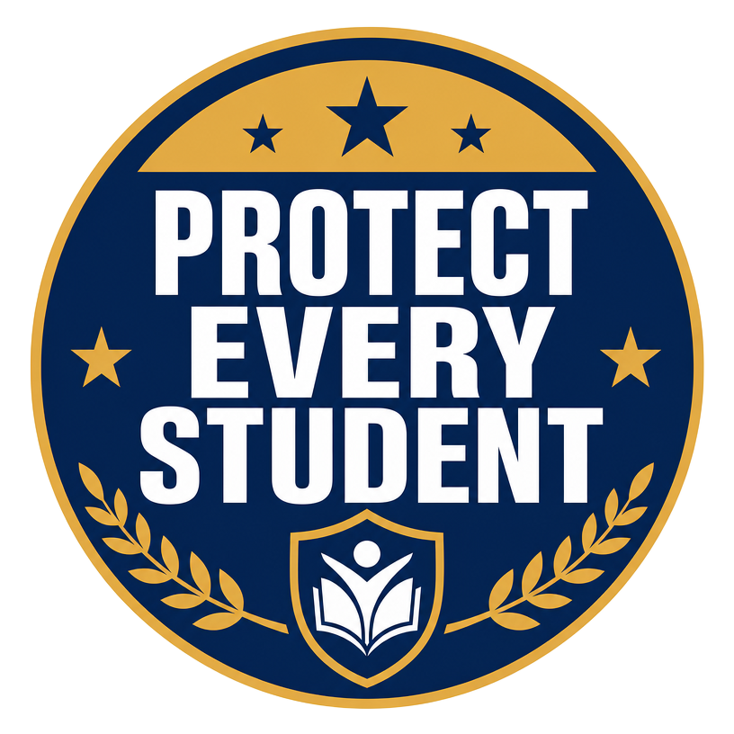 Protect Every Student campaign badge